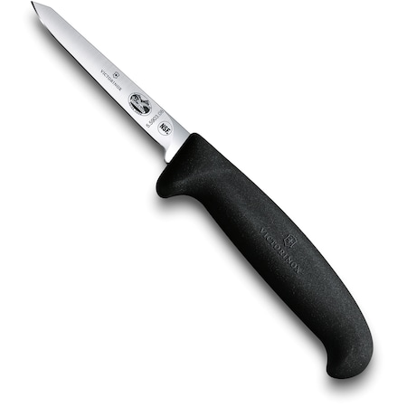Swiss Army Brands Victorinox 41810 Kitchen Fibrox Pro Black Poultry - Small Handle, 30.25In Slant-Point VIC-5.5903.08